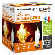 Boite de 48 cubes allume-feu Boite de 48 cubes allume-feu